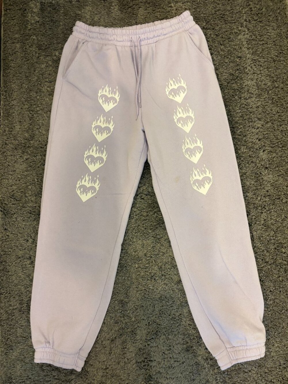 Flaming Heart Sweatpants